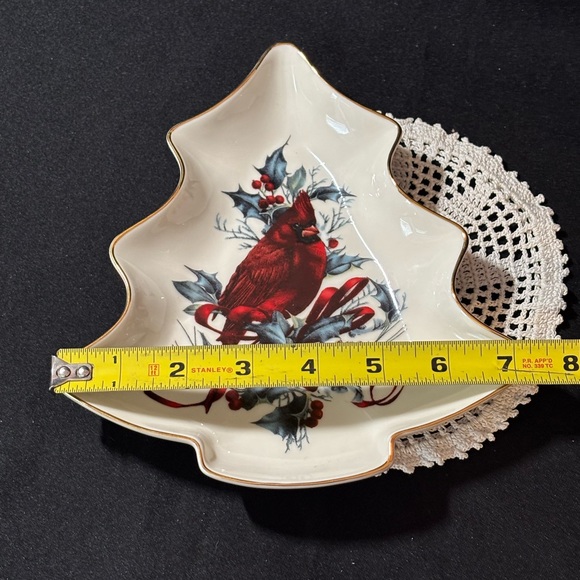 Holiday Cardinal Tree Dish Lenox Porcelain - Picture 4 of 5